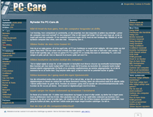 Tablet Screenshot of pc-care.dk